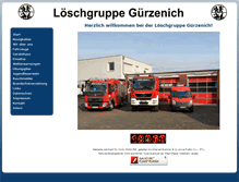Tablet Screenshot of loeschgruppe-guerzenich.de